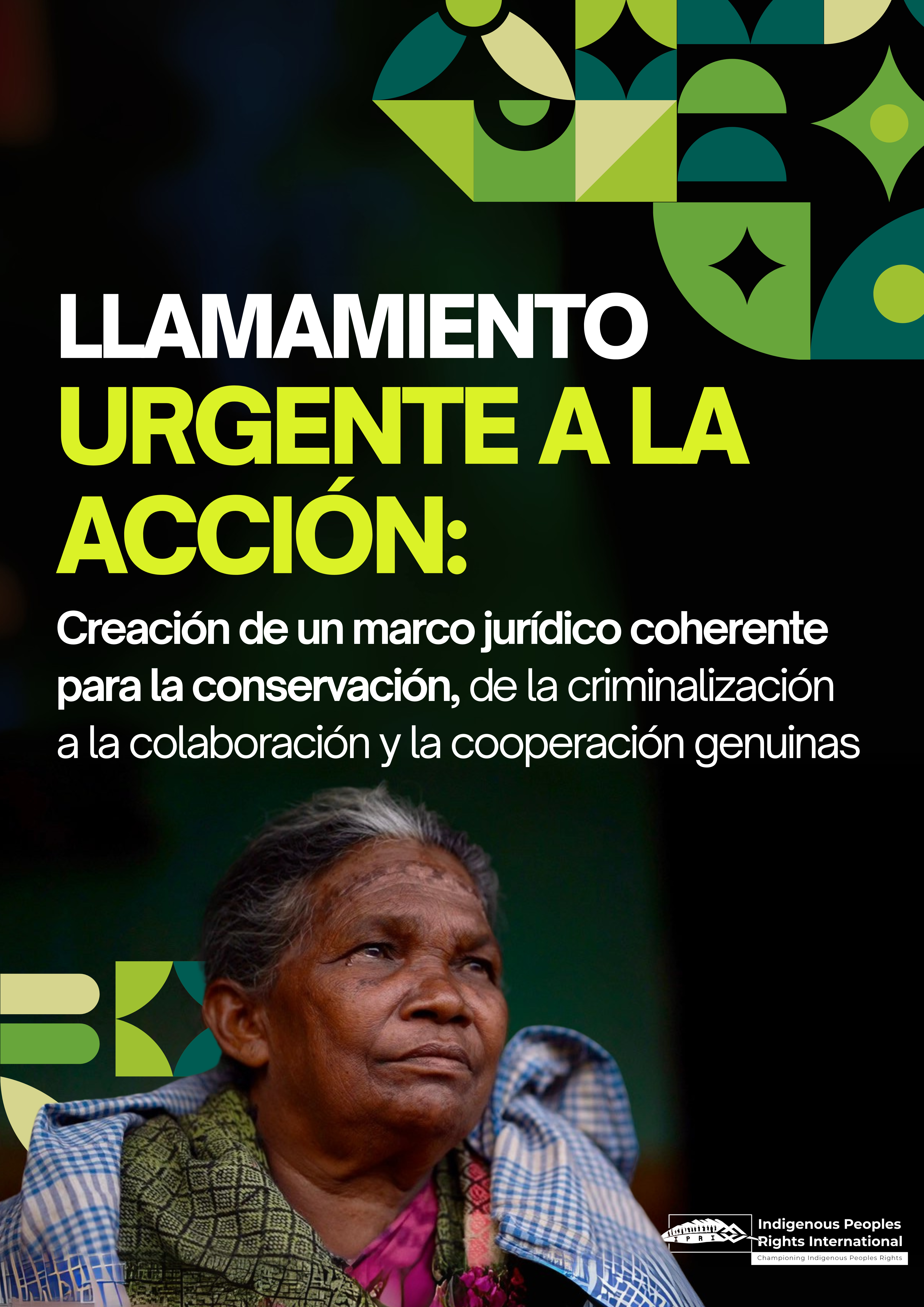 Llamamiento urgente a la acción: Creación de un marco jurídico coherente para la conservación, de la criminalización a la colaboración y la cooperación genuinas