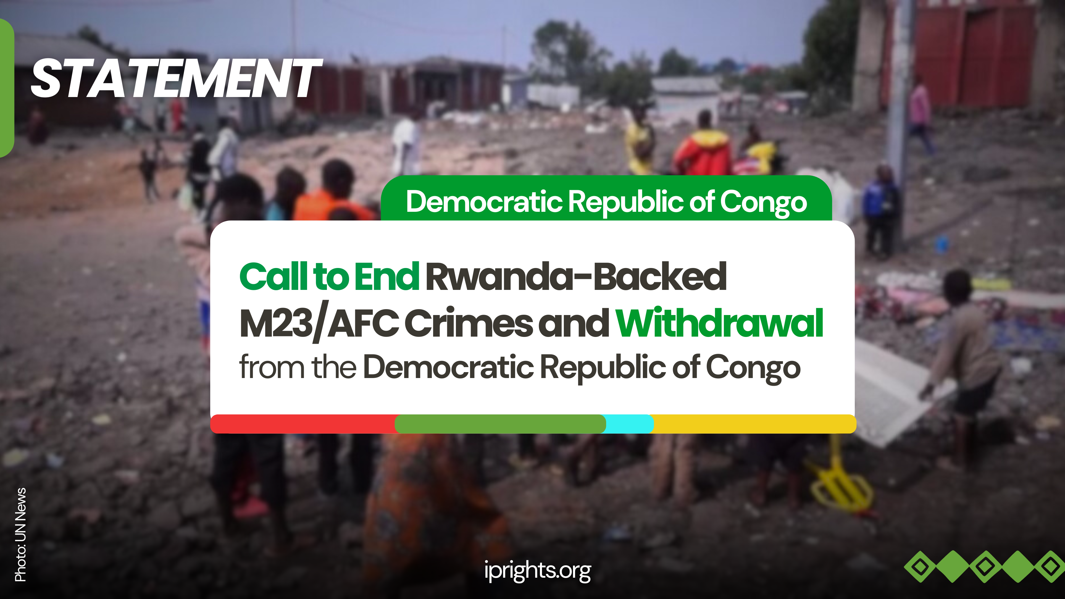 DRC | Call to end Rwanda-backed M23/AFC crimes  and withdrawal from the Democratic Republic of Congo