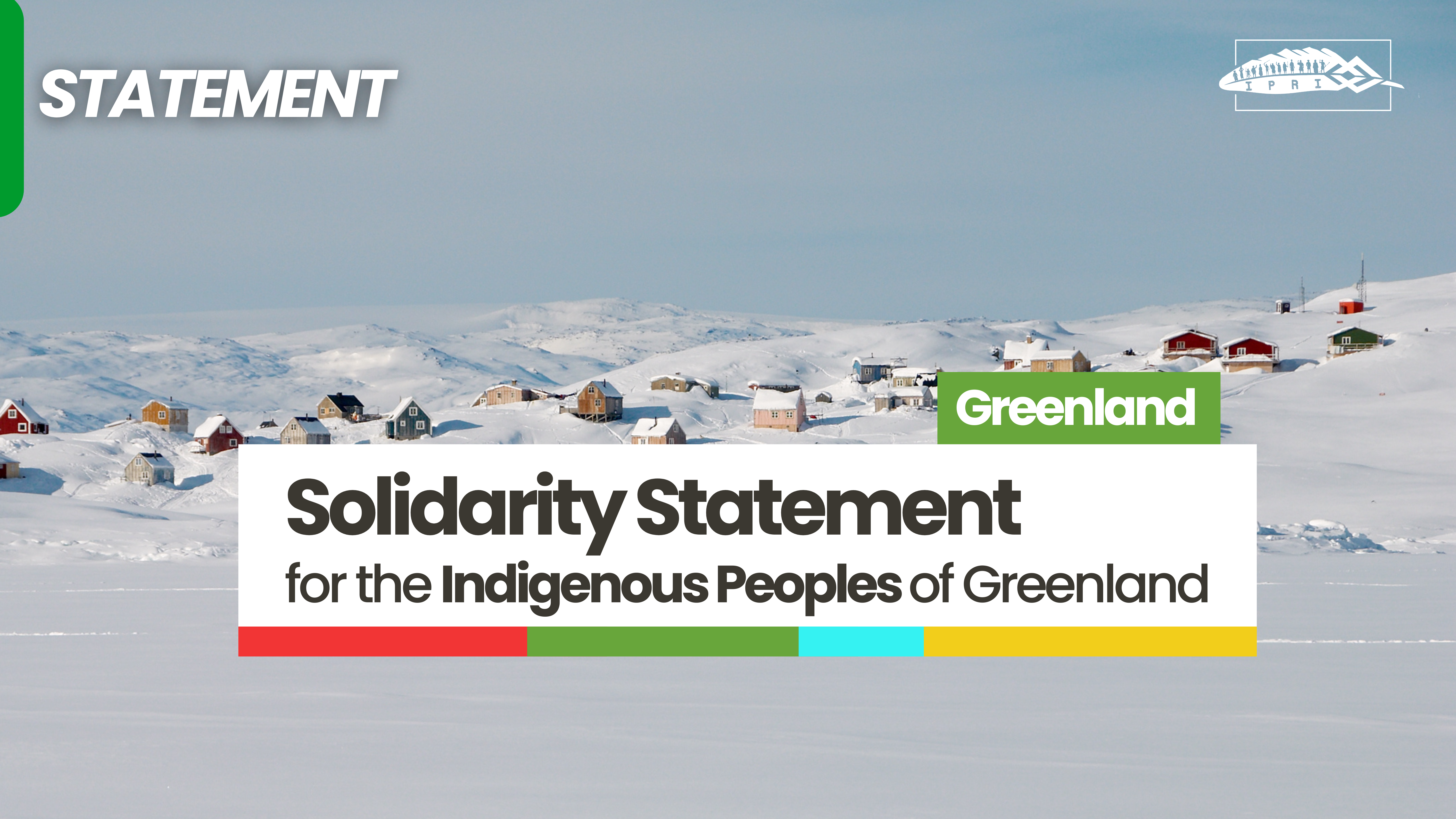 Solidarity Statement for the Indigenous Peoples of Greenland