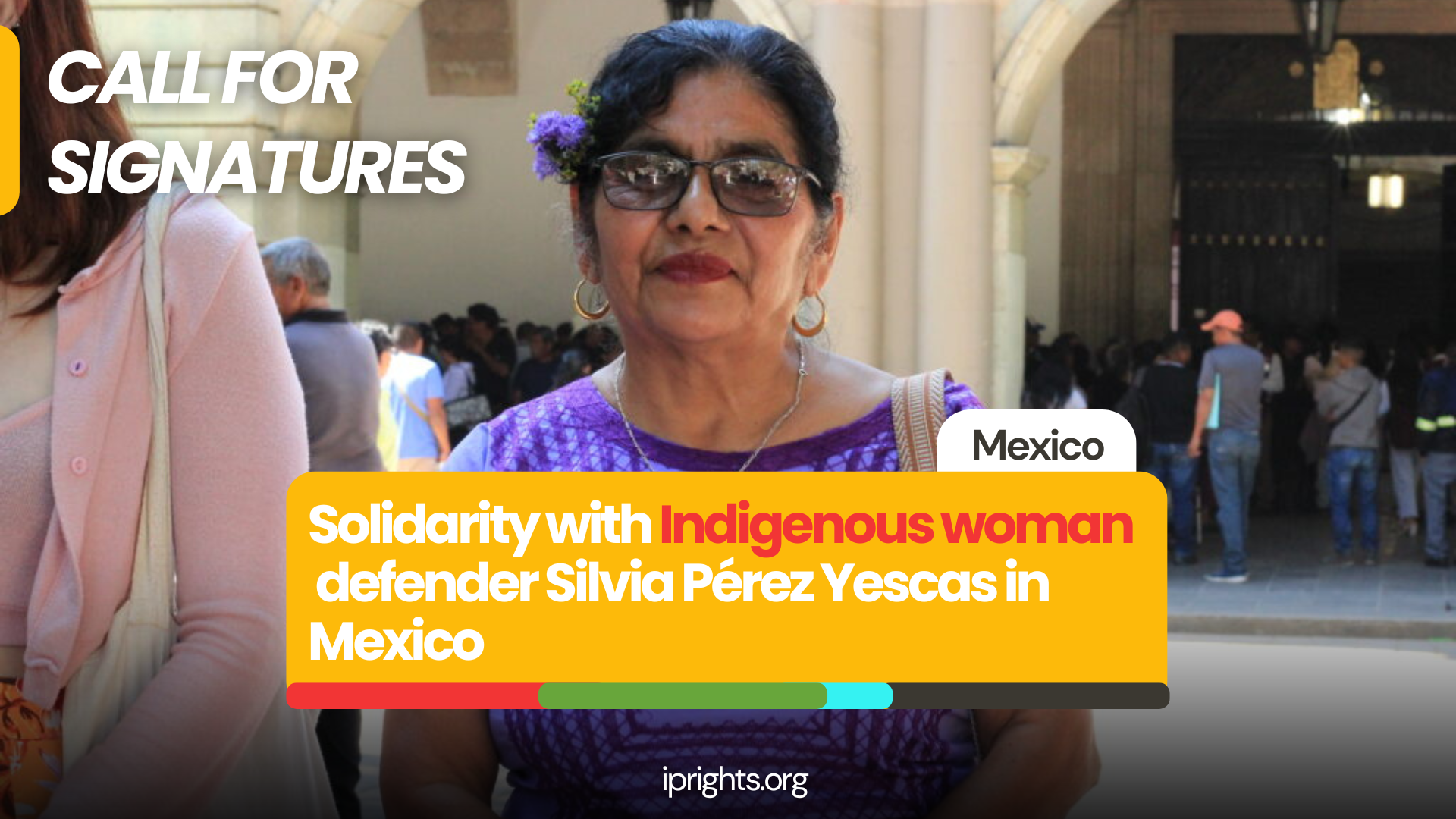 Call for signatures - Solidarity with Indigenous woman defender Silvia Pérez Yescas in Mexico
